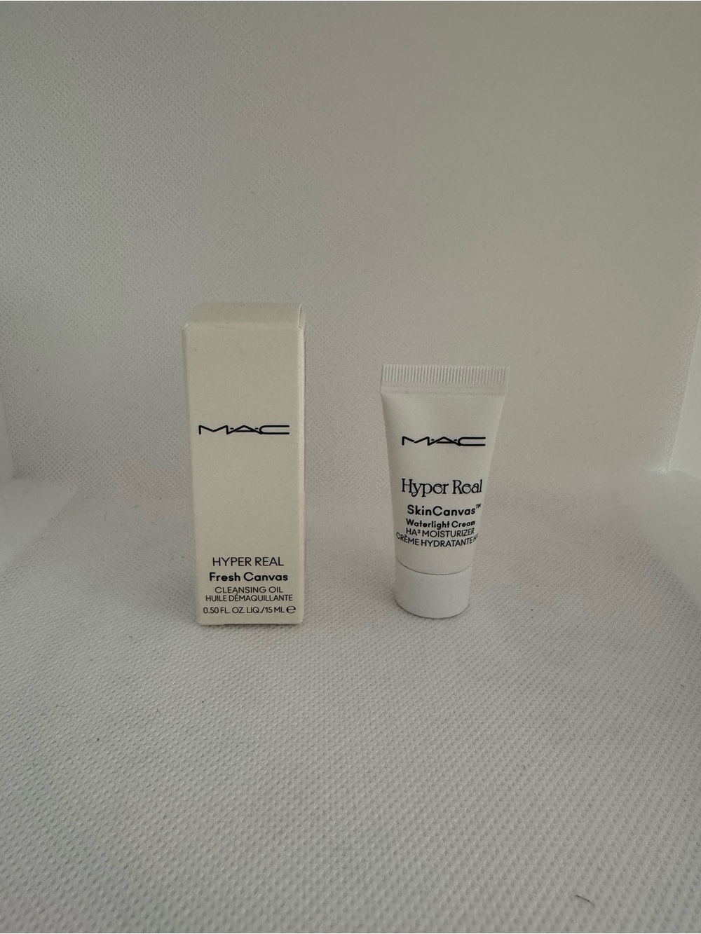 🎁 FREE with Purchase!! MAC Cosmetics Hyper Real Cream & Cleansing Oil Minis